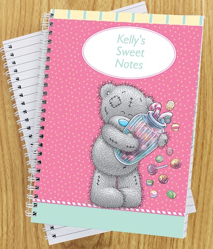 Personalised Me to You Candy Girl A5 Notebook - ItJustGotPersonal.co.uk