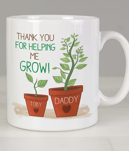 Personalised Helping Me Grow Mug - ItJustGotPersonal.co.uk