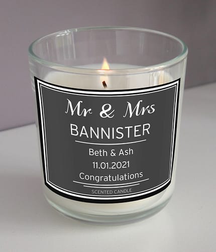 Personalised Classic Scented Jar Candle - ItJustGotPersonal.co.uk