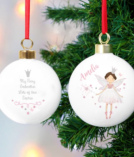 Personalised Fairy Princess Bauble - ItJustGotPersonal.co.uk
