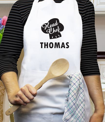 Personalised Head Chef Apron - ItJustGotPersonal.co.uk