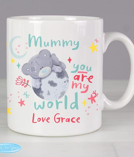 Personalised You Are My World Me To You Mug - ItJustGotPersonal.co.uk