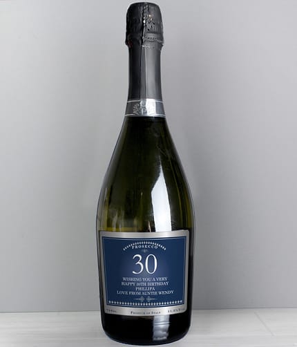 Personalised Birthday And Anniversary Bottle of Prosecco - ItJustGotPersonal.co.uk