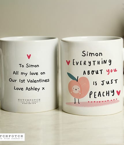 Personalised Peachy Mug - ItJustGotPersonal.co.uk