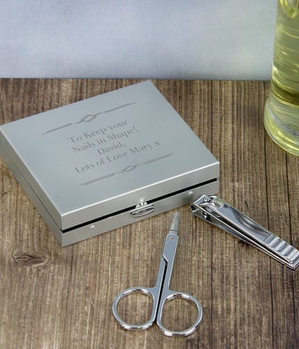 Personalised Any Message Manicure Set - ItJustGotPersonal.co.uk