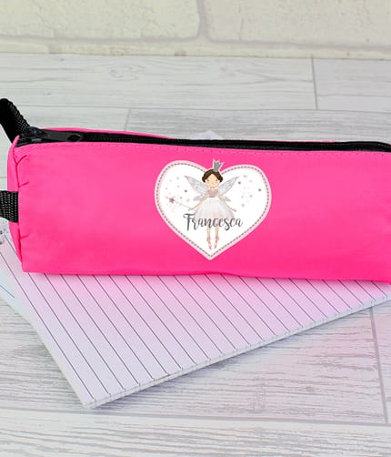 Personalised Fairy Princess Pink Pencil Case - ItJustGotPersonal.co.uk