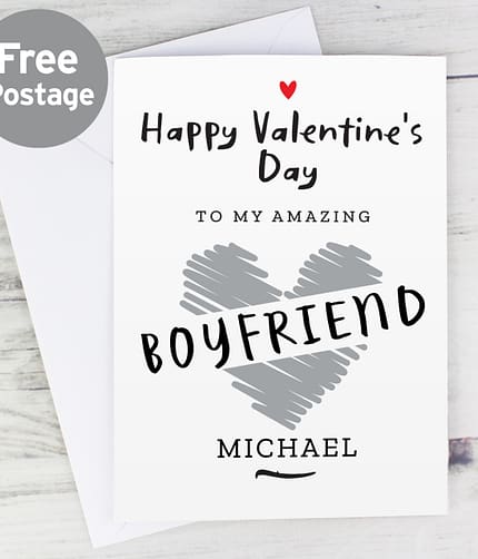 Personalised Happy Valentine's Day Card - ItJustGotPersonal.co.uk