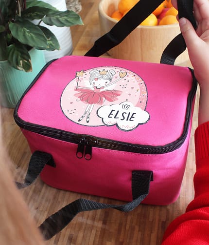 Personalised Fairy Pink Lunch Bag - ItJustGotPersonal.co.uk