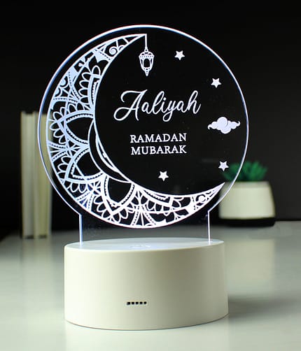 Personalised Eid and Ramadan LED Light - ItJustGotPersonal.co.uk
