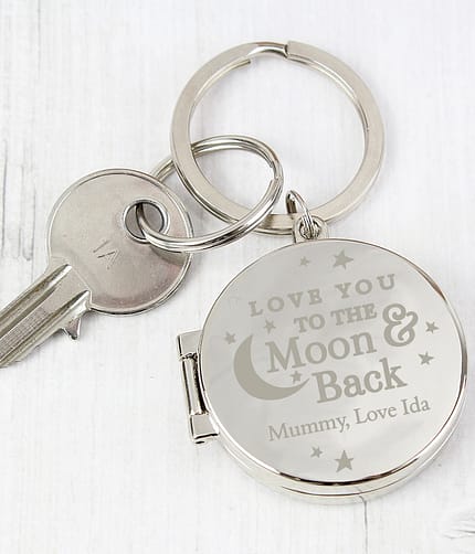 Personalised To the Moon and Back...Photo Keyring - ItJustGotPersonal.co.uk