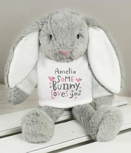 Personalised Some Bunny Loves You Bunny Rabbit - ItJustGotPersonal.co.uk