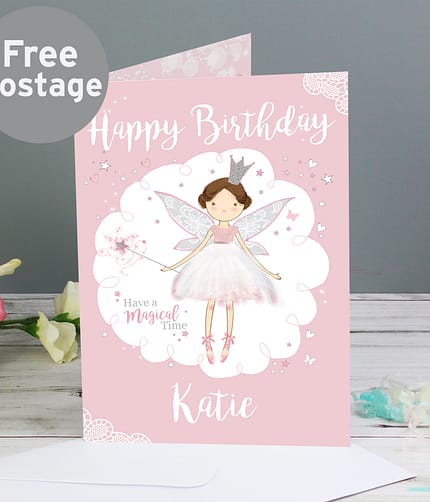 Personalised Fairy Princess Card - ItJustGotPersonal.co.uk