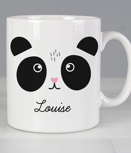 Personalised Cute Panda Face Mug - ItJustGotPersonal.co.uk