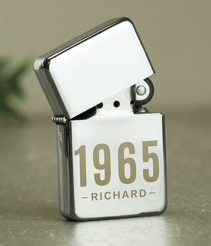 Personalised Date & Name Lighter - ItJustGotPersonal.co.uk