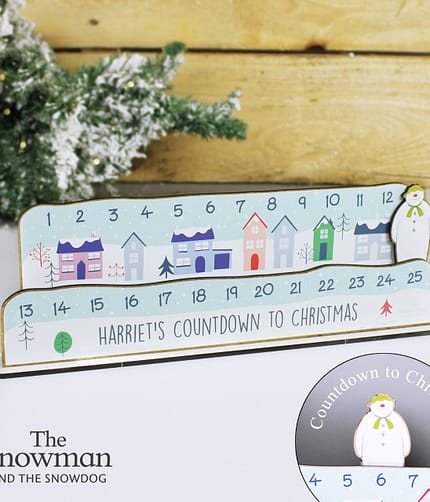 Personalised Make Your Own The Snowman Christmas Advent Countdown Kit - ItJustGotPersonal.co.uk