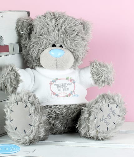 Personalised Me To You Bear 'Floral' - ItJustGotPersonal.co.uk