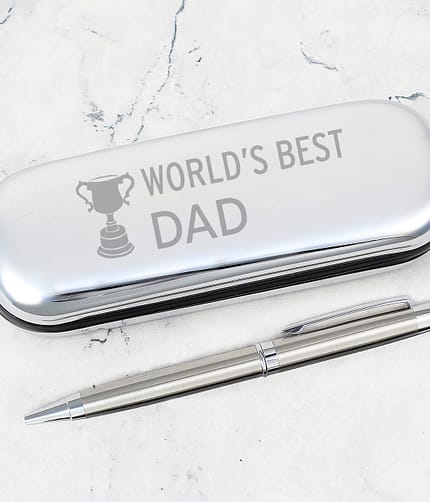 World's Best Dad Pen & Box - ItJustGotPersonal.co.uk