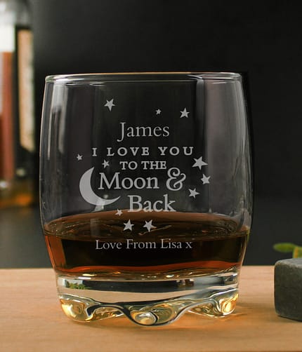 Personalised To the Moon and Back... Tumbler - ItJustGotPersonal.co.uk