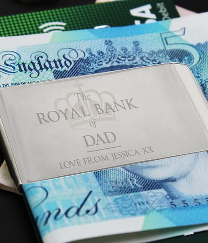Personalised 'Royal Bank of...' Money Clip - ItJustGotPersonal.co.uk