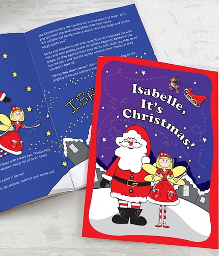 Personalised 'It's Christmas' Fairy Story Book - ItJustGotPersonal.co.uk