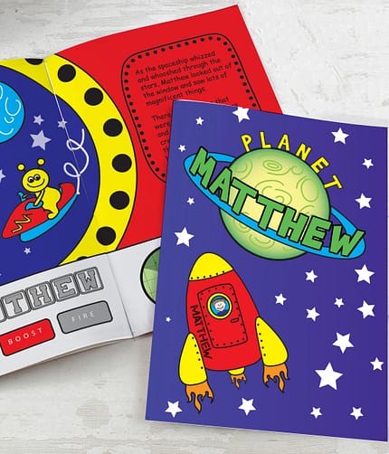Personalised Space Story Book - ItJustGotPersonal.co.uk