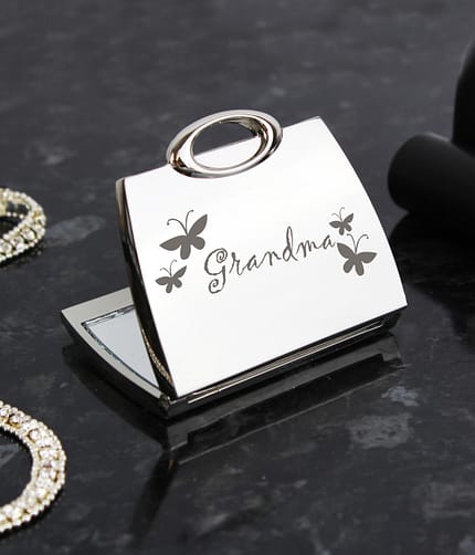 Grandma Handbag Compact Mirror - ItJustGotPersonal.co.uk