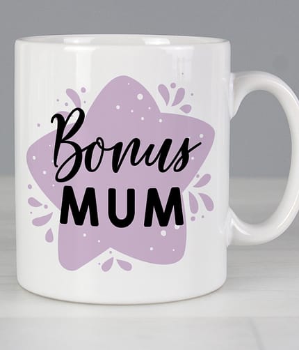 Personalised To My Bonus Mum Mug - ItJustGotPersonal.co.uk