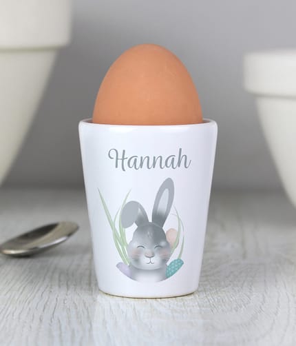 Personalised Easter Bunny Egg Cup - ItJustGotPersonal.co.uk