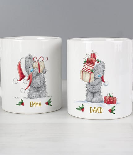 Personalised Me to You Christmas Couple's Mug Set - ItJustGotPersonal.co.uk