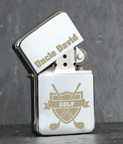 Personalised Golf Lighter - ItJustGotPersonal.co.uk