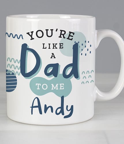 Personalised Like A Dad To Me Mug - ItJustGotPersonal.co.uk
