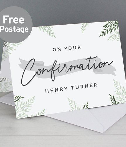 Personalised Confirmation Card - ItJustGotPersonal.co.uk