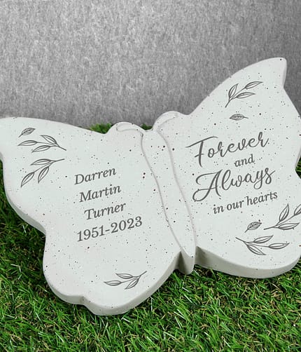Personalised Forever and Always Memorial Butterfly - ItJustGotPersonal.co.uk
