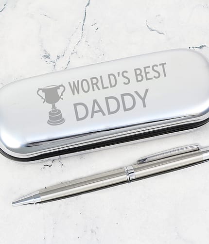World's Best Daddy Pen & Box - ItJustGotPersonal.co.uk