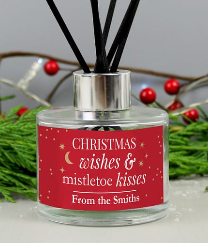  Personalised Christmas Wishes Reed Diffuser - ItJustGotPersonal.co.uk