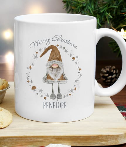 Personalised Christmas Gonk Mug - ItJustGotPersonal.co.uk
