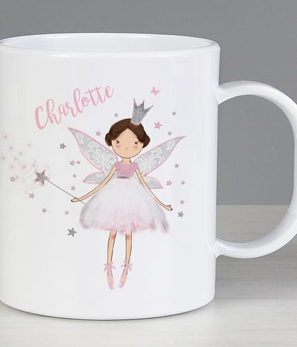 Personalised Fairy Princess Plastic Mug - ItJustGotPersonal.co.uk