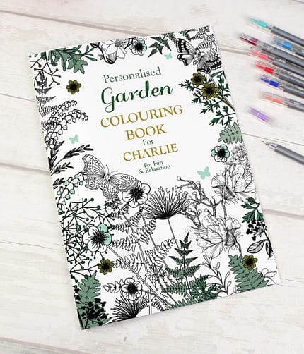 Personalised Gardening Colouring Book - ItJustGotPersonal.co.uk
