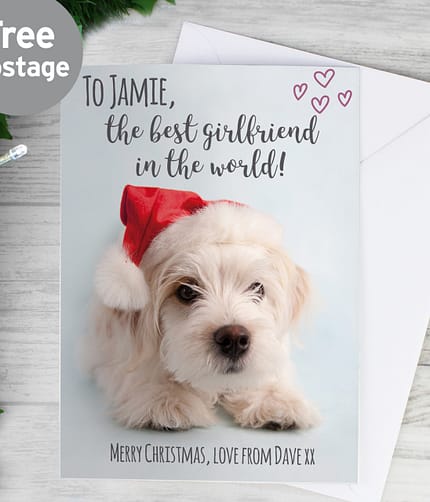 Personalised Rachael Hale Terrier Christmas Card - ItJustGotPersonal.co.uk
