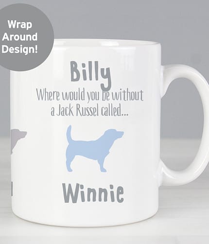 Personalised Jack Russell Dog Breed Mug - ItJustGotPersonal.co.uk