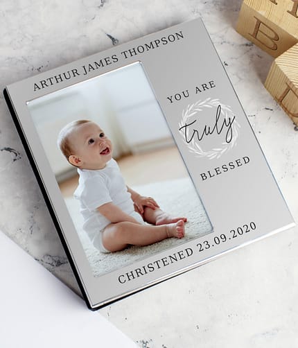 Personalised Truly Blessed 6x4 Photo Frame Album - ItJustGotPersonal.co.uk