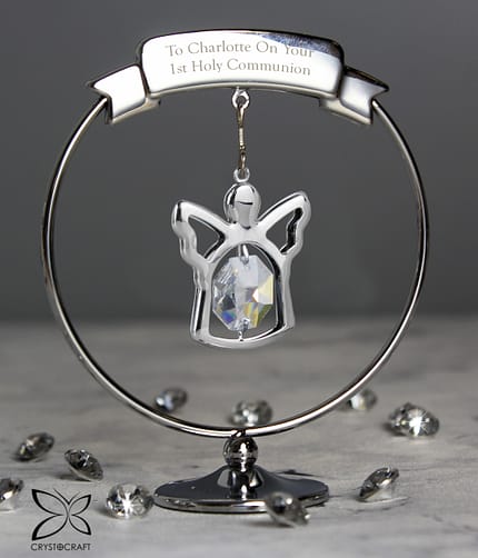 Personalised Crystocraft Angel Ornament - ItJustGotPersonal.co.uk