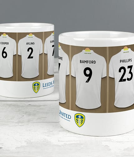 Leeds United Football Club Dressing Room Mug - ItJustGotPersonal.co.uk