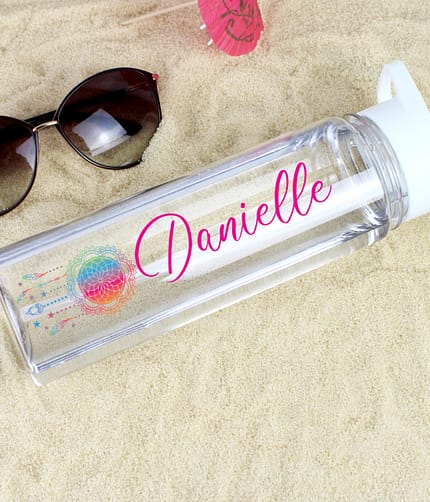Personalised Dream Catcher Name Only Water Bottle - ItJustGotPersonal.co.uk