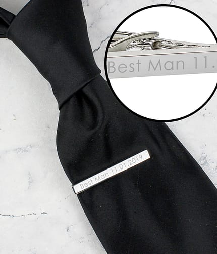 Personalised Tie Clip - ItJustGotPersonal.co.uk