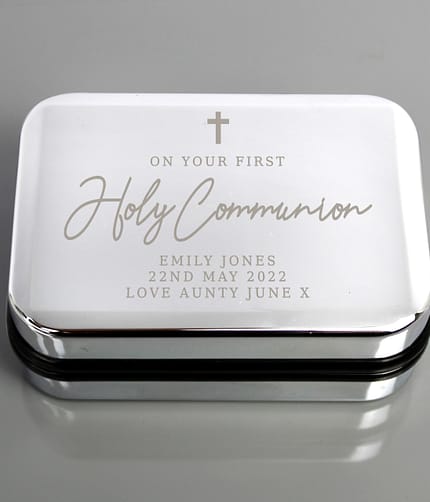 Personalised First Holy Communion Necklace & Box - ItJustGotPersonal.co.uk