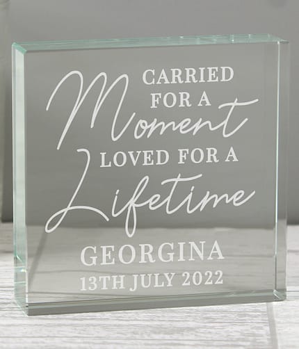 Personalised Carried for a Moment Crystal Token - ItJustGotPersonal.co.uk