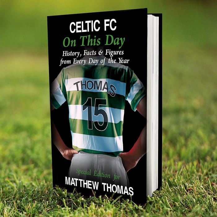 Personalised Celtic on this Day Book - ItJustGotPersonal.co.uk