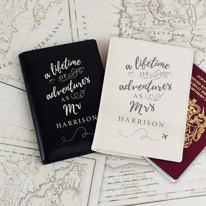 Personalised Lifetime of Adventures Couples Passports - ItJustGotPersonal.co.uk