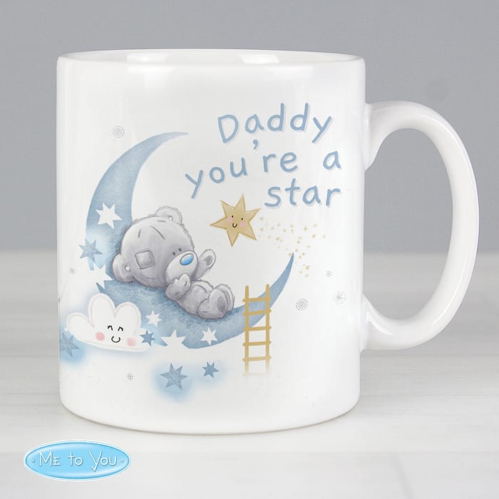 Personalised Tiny Tatty Teddy Daddy You're A Star Mug - ItJustGotPersonal.co.uk